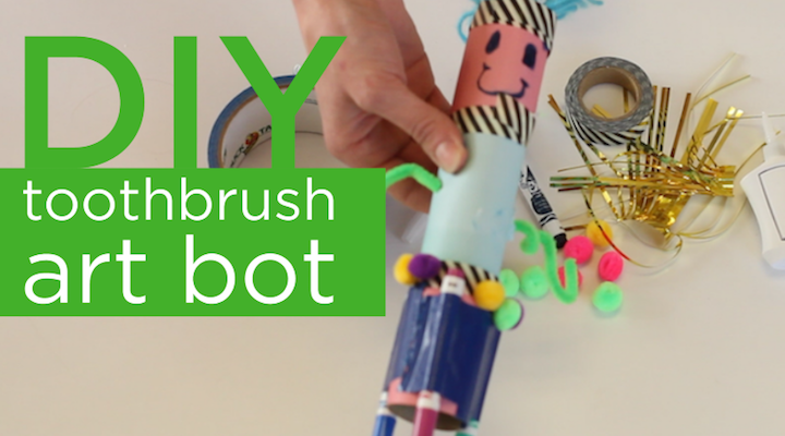 This fun robotic craft combines art and STEM education.