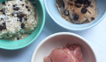 Swap out your scoops for a naturally sweetened option made with frozen bananas. Here’s how in three delicious flavors: